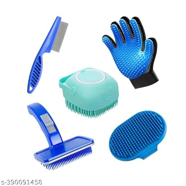 Dogesh Complete Grooming Kit — 5-Piece Home Grooming Set